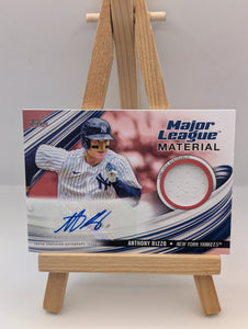 2023 Topps Anthony Rizzo Major League Material #MLM-AR Yankees Baseball Auto /25
