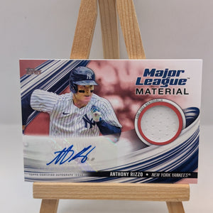 2023 Topps Anthony Rizzo Major League Material #MLM-AR Yankees Baseball Auto /25 FRENLY BRICKS - Open 7 Days