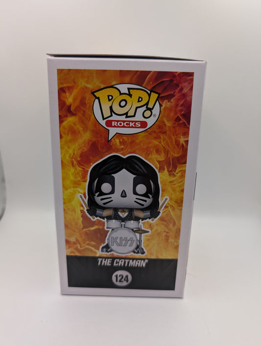 KISS, Funko Pop! #124, The Catman (Glow) | 2019, Vinyl Figure, Music, Drummer