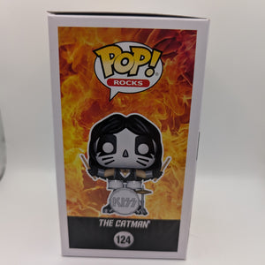 KISS, Funko Pop! #124, The Catman (Glow) | 2019, Vinyl Figure, Music, Drummer