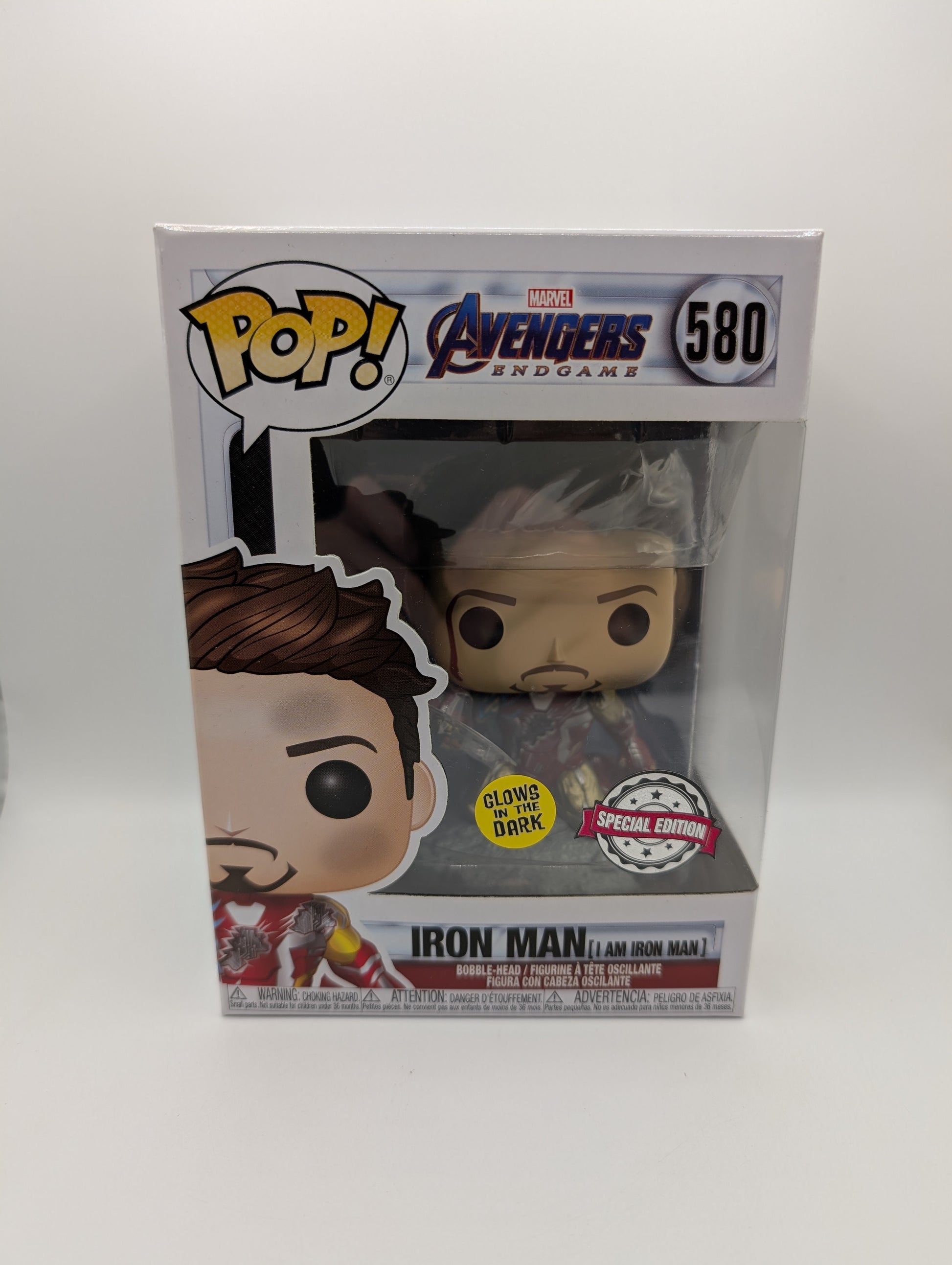Funko Pop! Vinyl: Marvel Avengers: Endgame - Iron Man (I Am Iron Man) #580 FRENLY BRICKS - Open 7 Days