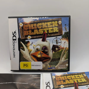 CHICKEN BLASTER (PG) NINTENDO DS INCLUDES MANUAL FRENLY BRICKS - Open 7 Days