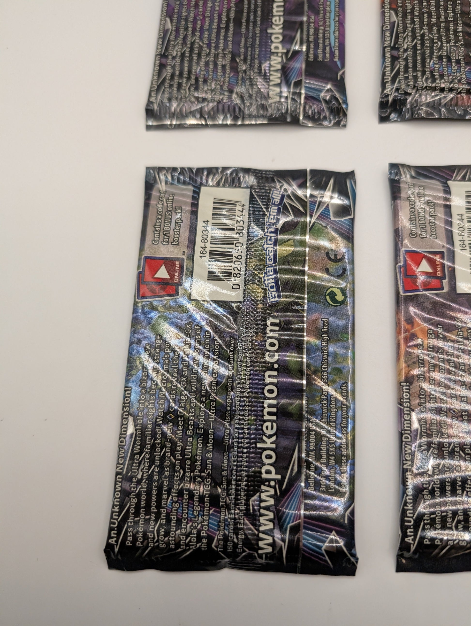 Pokemon Ultra Prism Booster Pack x4 Art Set Sealed FRENLY BRICKS - Open 7 Days