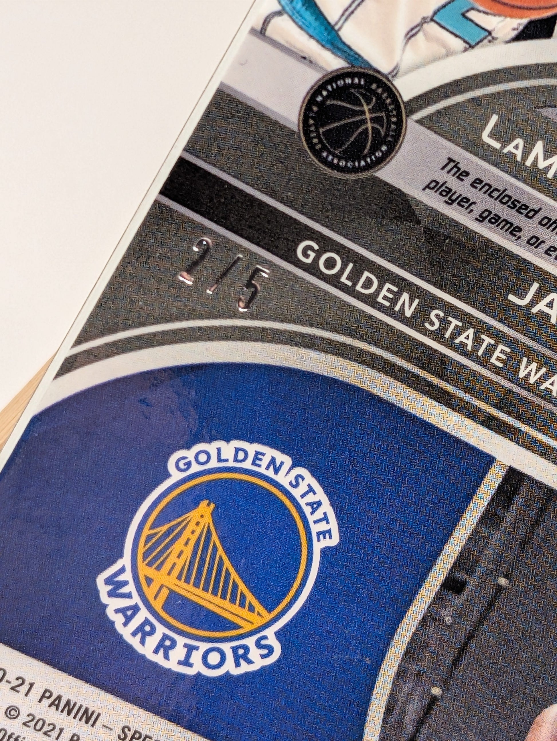 2020-21 Panini Spectra Rookie Dual Patch Auto LaMELO BALL JAMES WISEMAN /5 RC FRENLY BRICKS - Open 7 Days