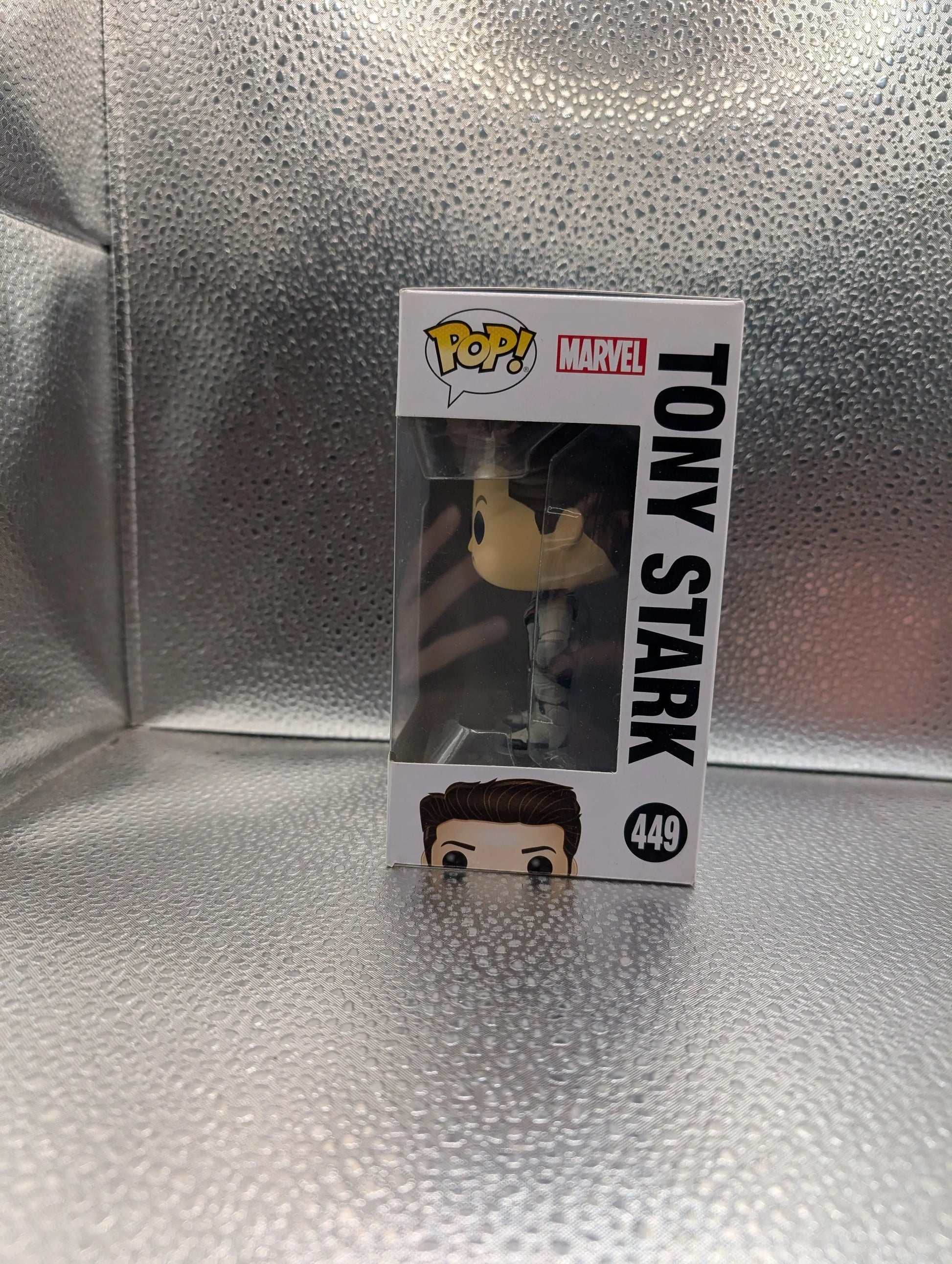 FUNKO Pop Vinyl Tony Stark Marvel #449 FRENLY BRICKS - Open 7 Days
