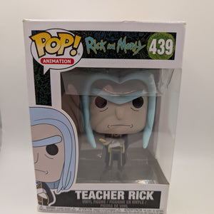 Funko Pop! Teacher Rick #439 Rick and Morty 2018 Vaulted Animation Figure