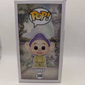 Funko Pop Vinyl Disney Snow White & The Seven  Dwarfs Dopey #340 Chase