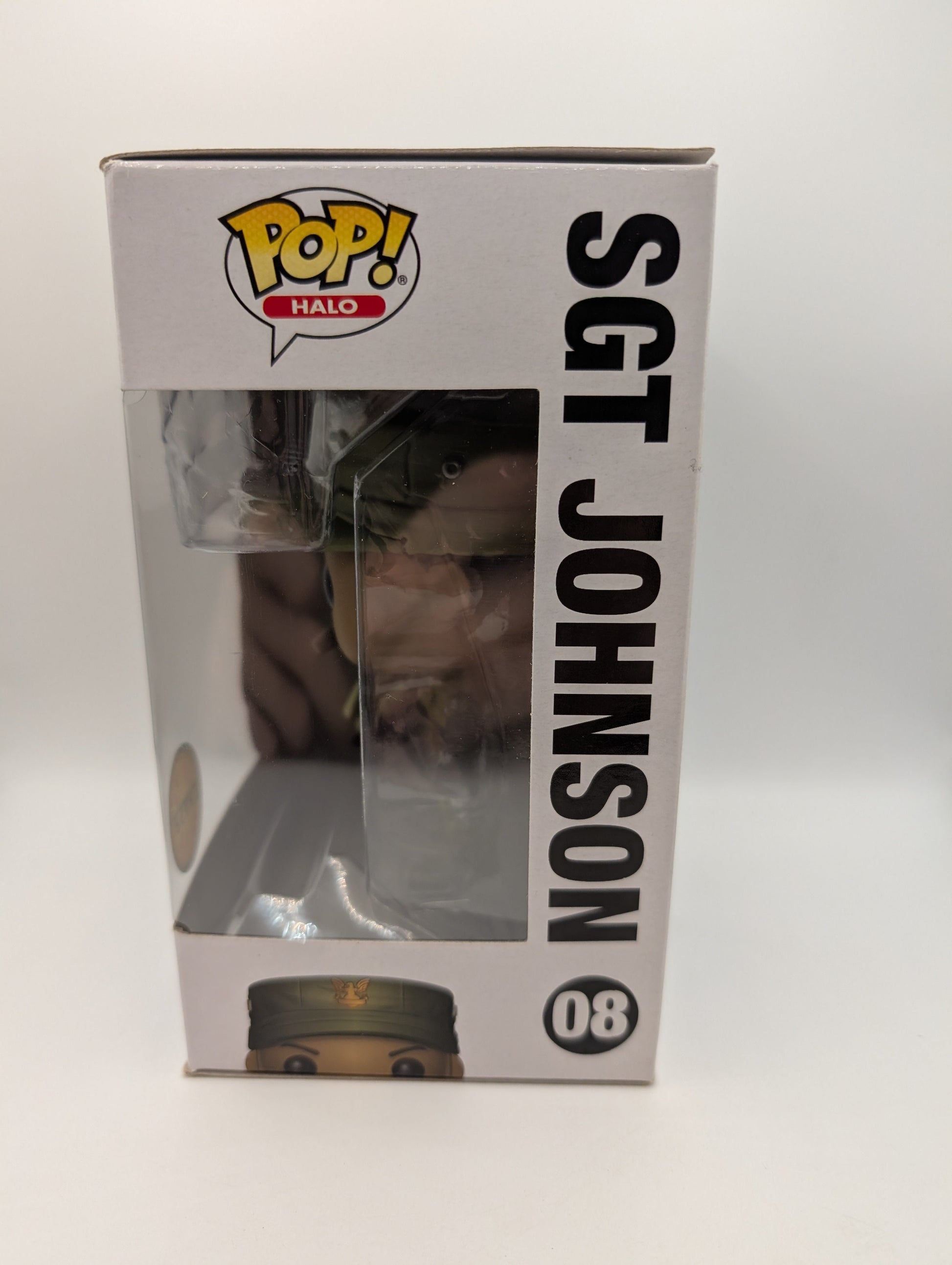 Funko POP Halo Sgt Johnson Limited Edition Chase #08 (in original box) FRENLY BRICKS - Open 7 Days