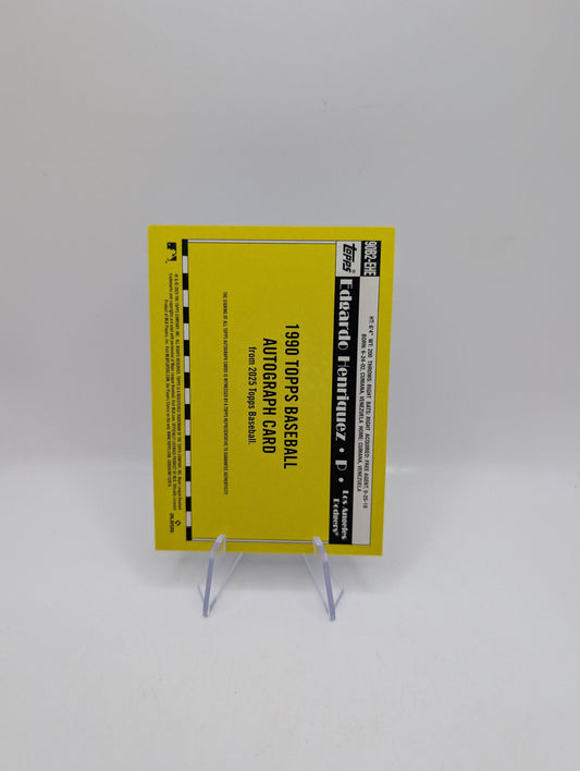 EDGARDO HENRIQUEZ (RC) On Card Auto 2025 Topps Update Series 1990 35th Retro FRENLY BRICKS - Open 7 Days