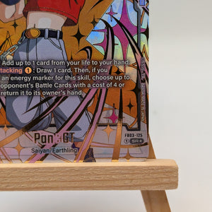 DRAGON BALL SUPER FUSION WORLD Pan GT FB03-125 SR Alt Art Secret Rare FRENLY BRICKS - Open 7 Days