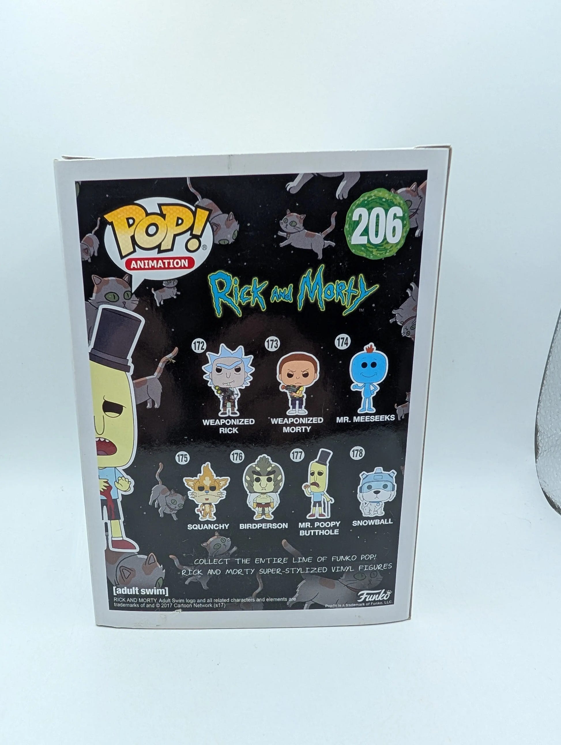 Funko Pop! Mr Poopy Butthole #206 Rick and Morty Animation Vaulted Collectible FRENLY BRICKS - Open 7 Days image 3