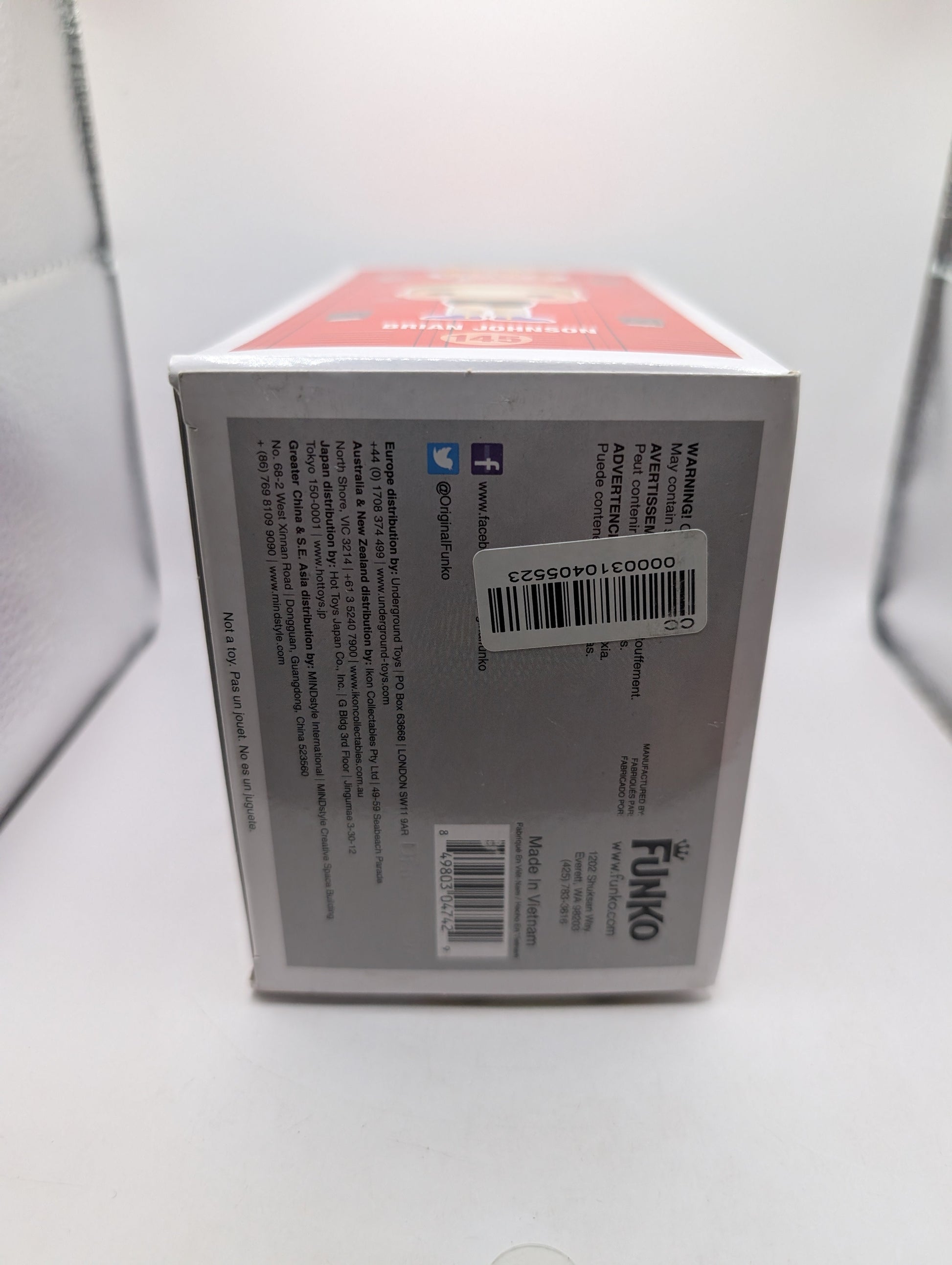 Funko Pop! The Breakfast Club Brian Johnson Vinyl Figure #145 Vaulted FRENLY BRICKS - Open 7 Days