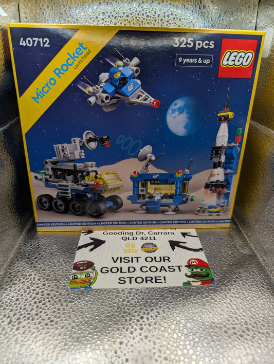 LEGO Space ~ Micro Rocket Launchpad (40712) ~ Limited Edition ~ Brand New Sealed FRENLY BRICKS - Open 7 Days