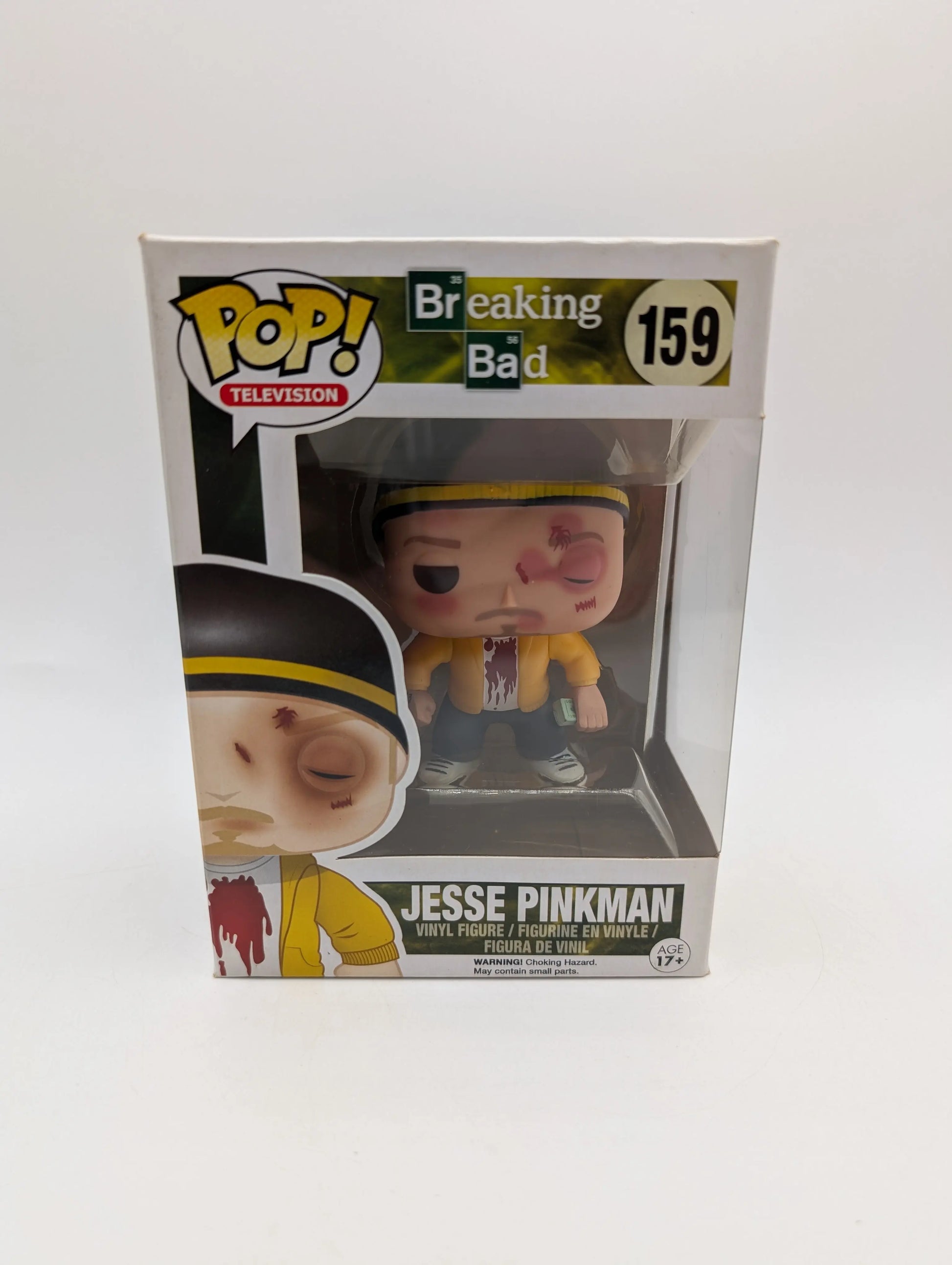 Funko Pop! Television Breaking Bad Jesse Pinkman (Beat Up) #159 FRENLY BRICKS - Open 7 Days