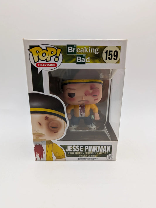 Funko Pop! Television Breaking Bad Jesse Pinkman (Beat Up) #159 FRENLY BRICKS - Open 7 Days