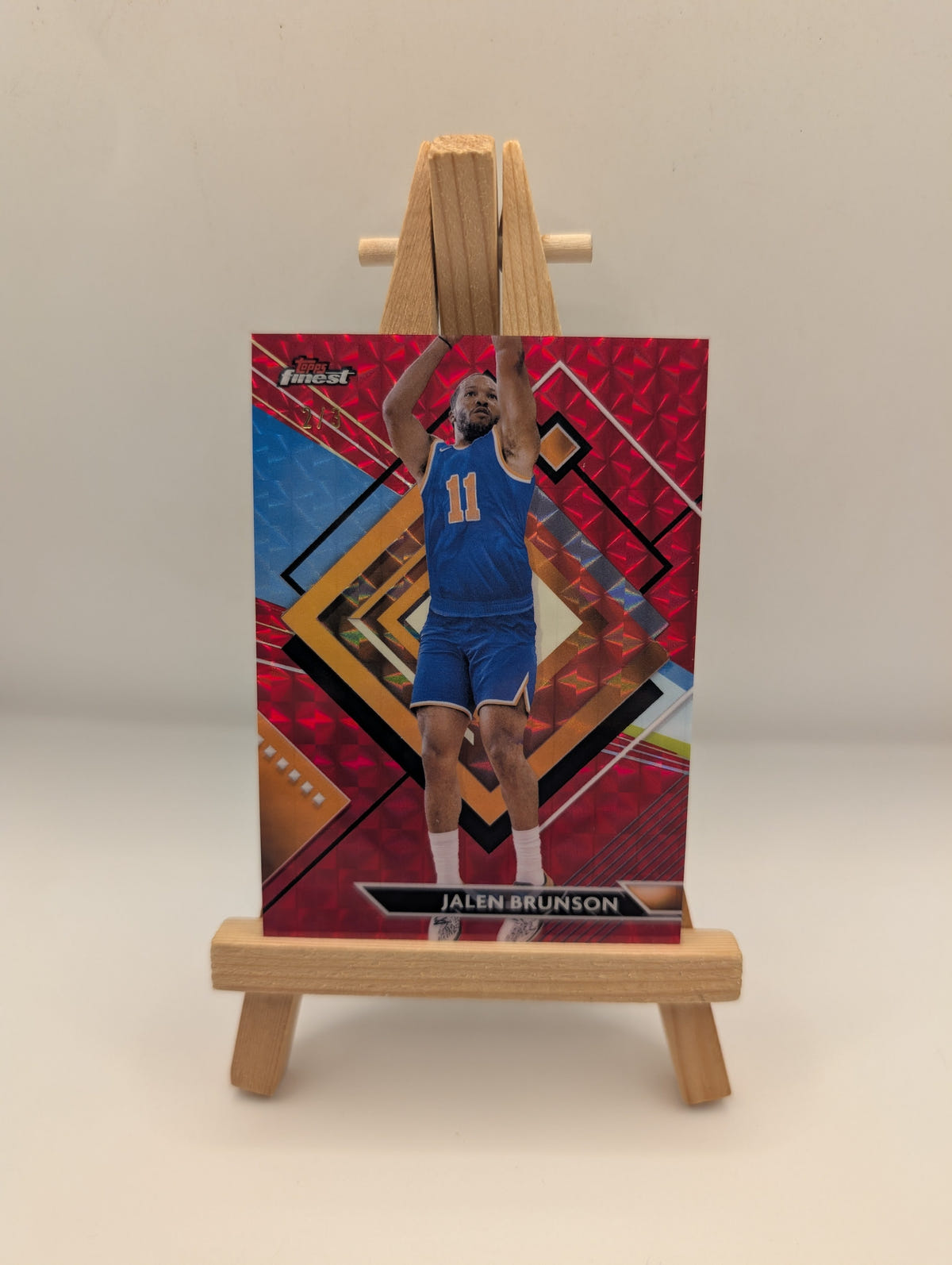 2023-24 Topps Finest - Rare Jalen Brunson #233 /3 FRENLY BRICKS - Open 7 Days image 1
