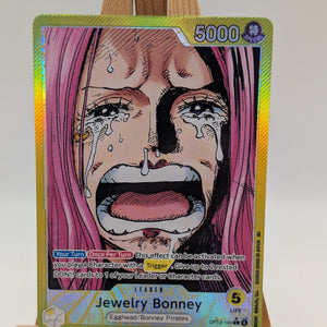Jewelry Bonney (100) (Alternate Art) OP13-100 Carrying On His Will One Piece NM FRENLY BRICKS - Open 7 Days