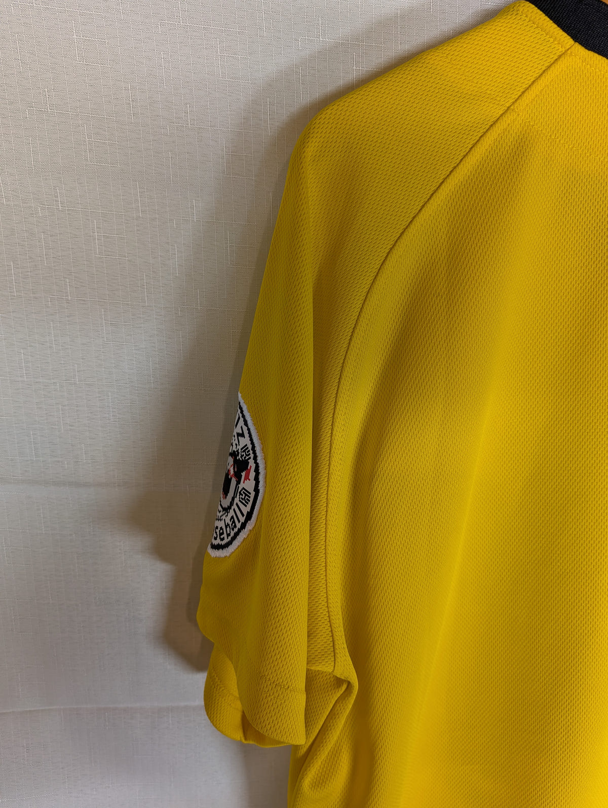 Korean Baseball KT Wiz Bright Yellow 2025 Pixel Uniform XXL Blank Jersey, photo 13 image 13