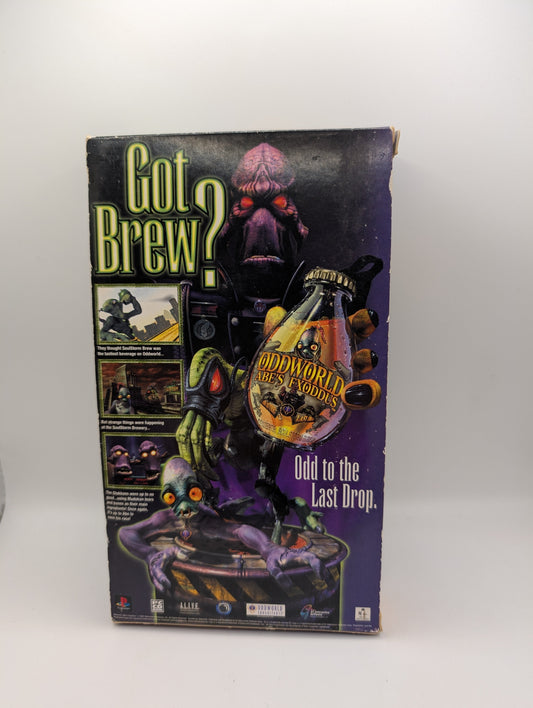 ODDWORLD ABE'S EXODUS The Movie VHS FRENLY BRICKS - Open 7 Days