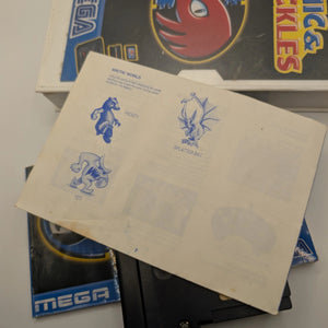 Sonic & Knuckles Sega Mega Drive SMD, Game + Manual + Replacement Case FRENLY BRICKS - Open 7 Days