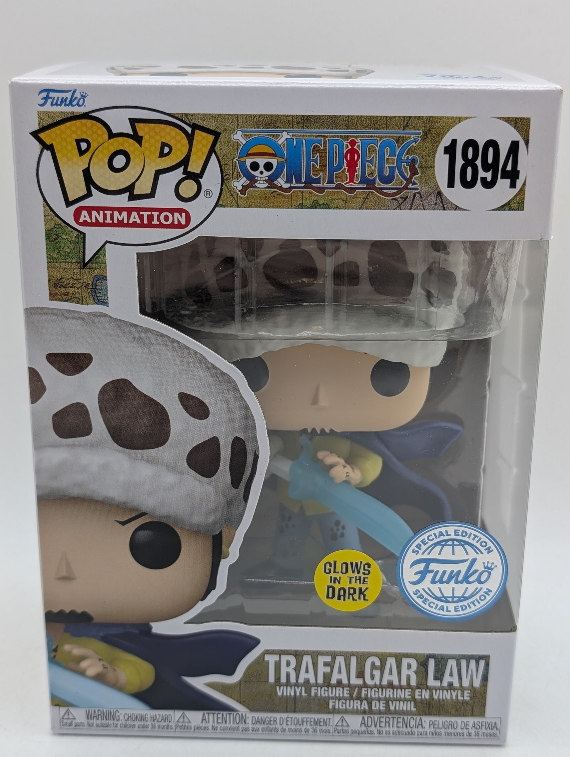 Funko Pop! One Piece Trafalgar Law #1894 Glow in the Dark image 1