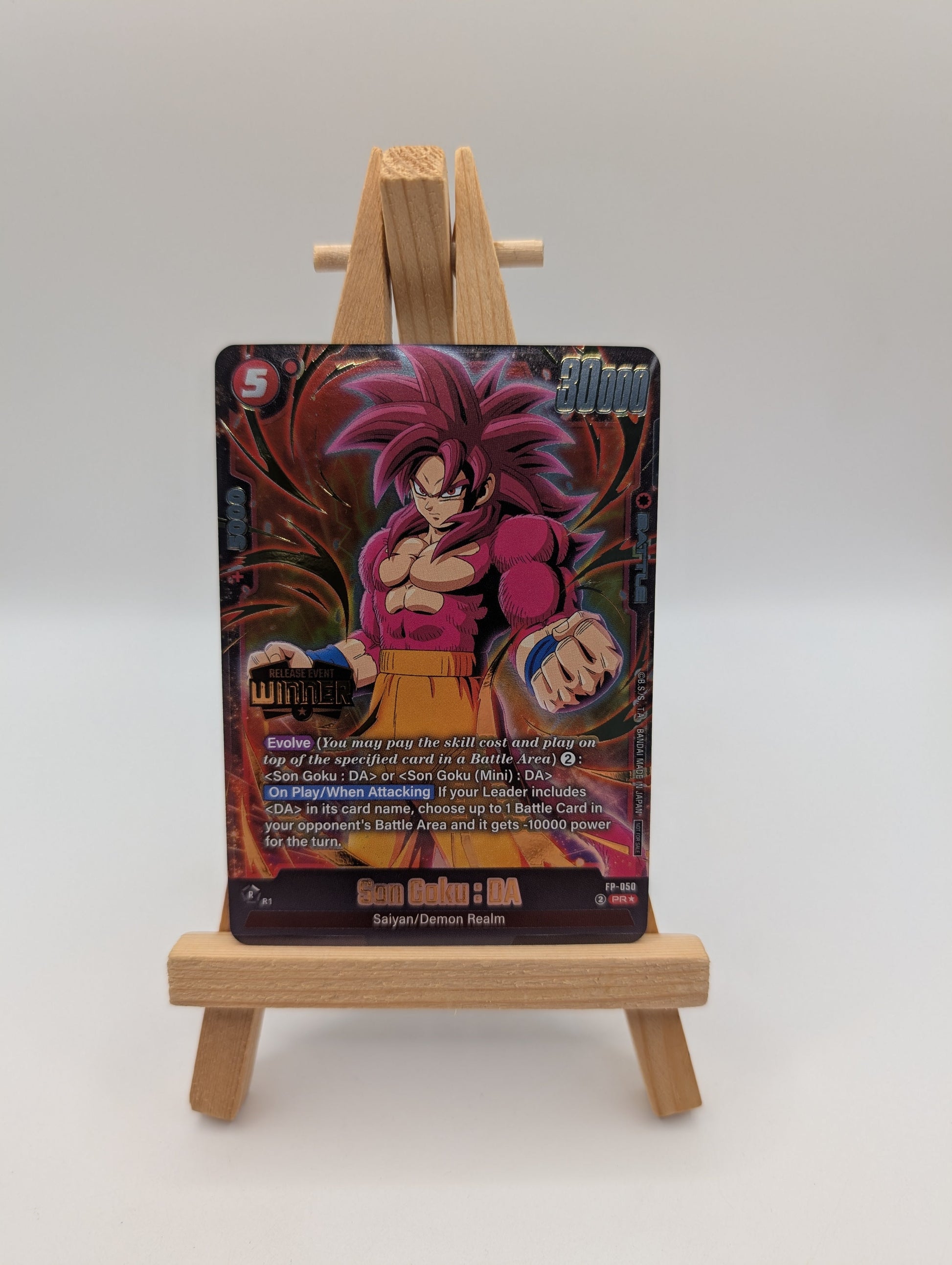 Son Goku : DA - FP-050 (Release Event Winner) - Fusion World Promotion Cards and Packs (DBSFW_PR) FRENLY BRICKS - Open 7 Days