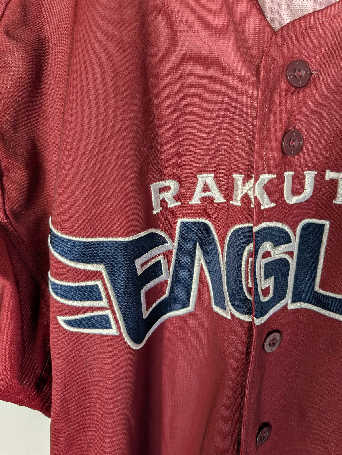 Nippon Baseball Tohoku Rakuten Golden Eagles Fans Uniform 2023 Crimson Large Jersey, photo 15 image 15