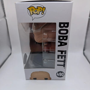 FUNKO POP VINYL STAR WARS THE MANDALORIAN BOBA FETT UNMASKED #490 EXCLUSIVE FRENLY BRICKS - Open 7 Days