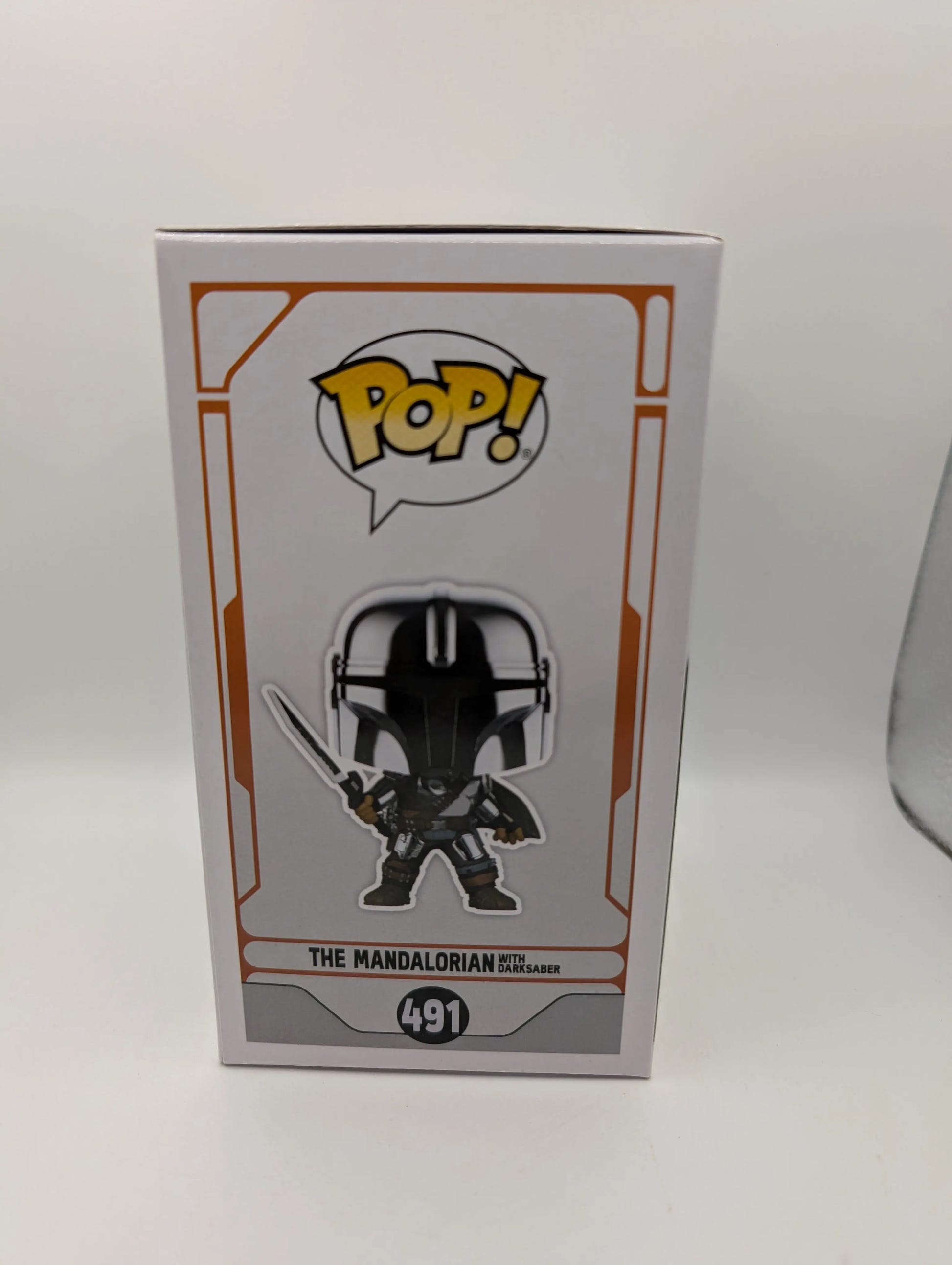 Funko Pop! Star Wars The Mandalorian With Darksaber Glows In The Dark #491 FRENLY BRICKS - Open 7 Days image 2