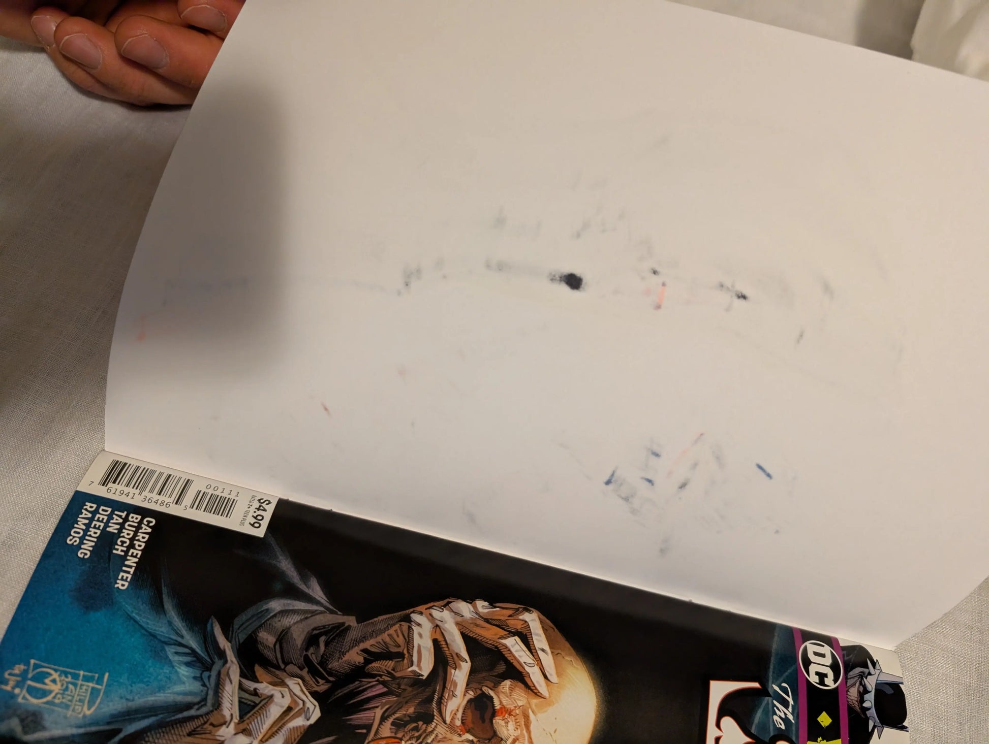 M NM Joker Year Of The Villain #1 DC Comics 2019 Brian Lacy signed 1/1 unique art FRENLY BRICKS - Open 7 Days