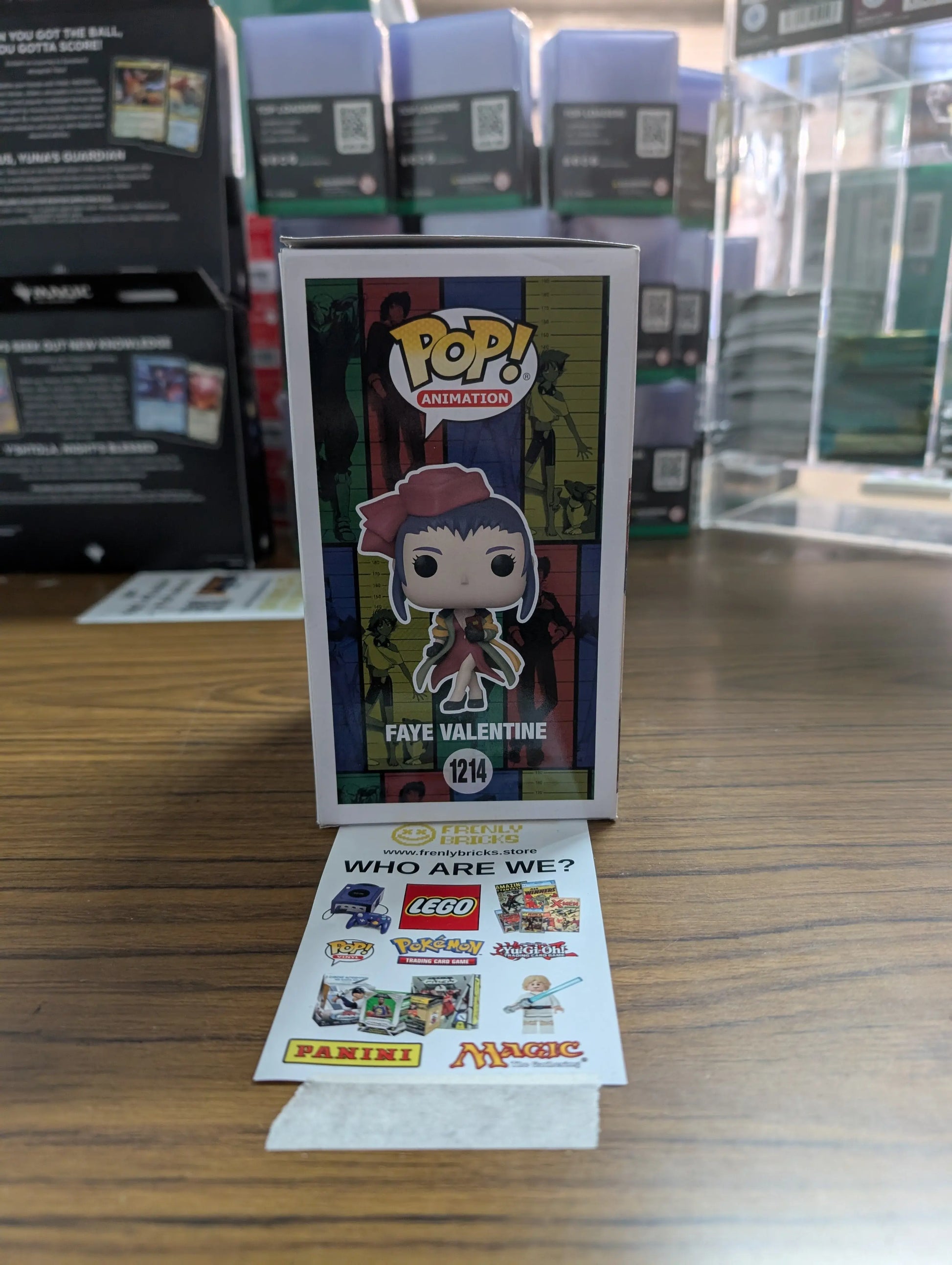FUNKO Pop Vinyl Faye Valentine #1214 FRENLY BRICKS - Open 7 Days