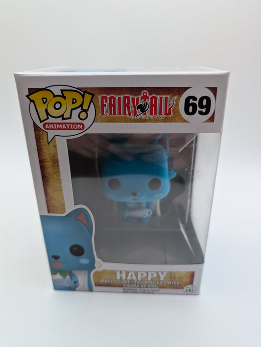Funko Pop! Vinyl: Fairy Tail - Happy - (Flocked) - #69 Anime Cat FRENLY BRICKS - Open 7 Days