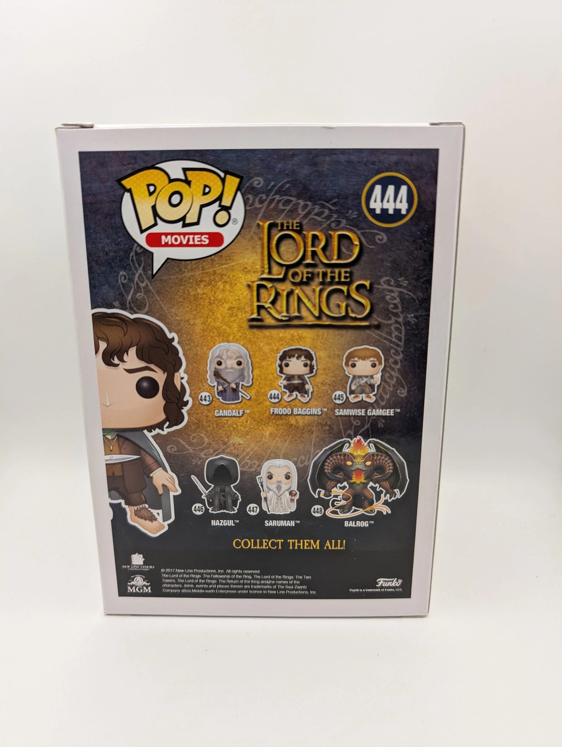 LOTR Funko Pop! Frodo Baggins Glow In The Dark Chase Variant #444 FRENLY BRICKS - Open 7 Days image 3