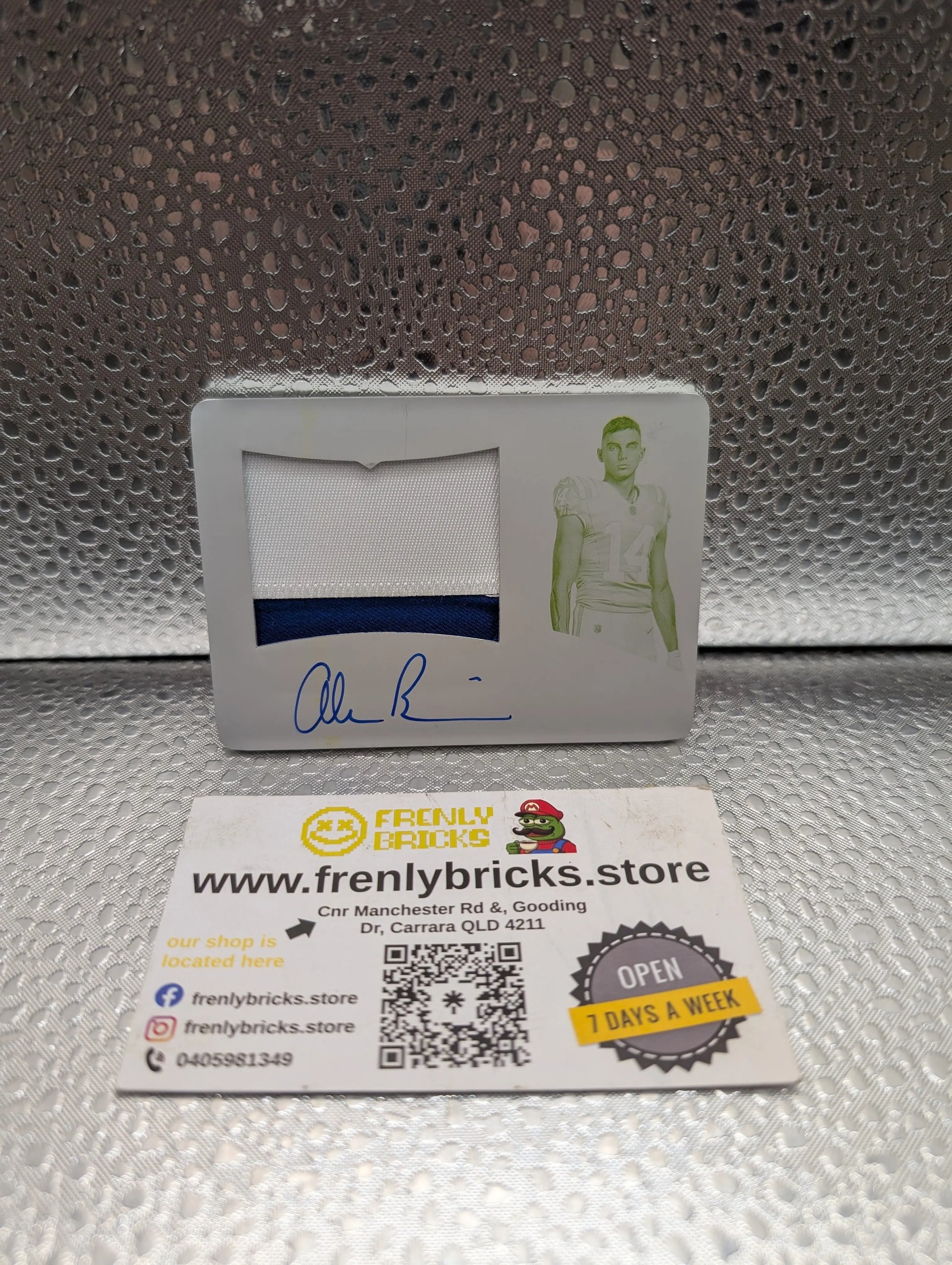 2022 Panini National Treasures NFL ALEC PIERCE 1/1 one of one Patch Auto FRENLY BRICKS - Open 7 Days