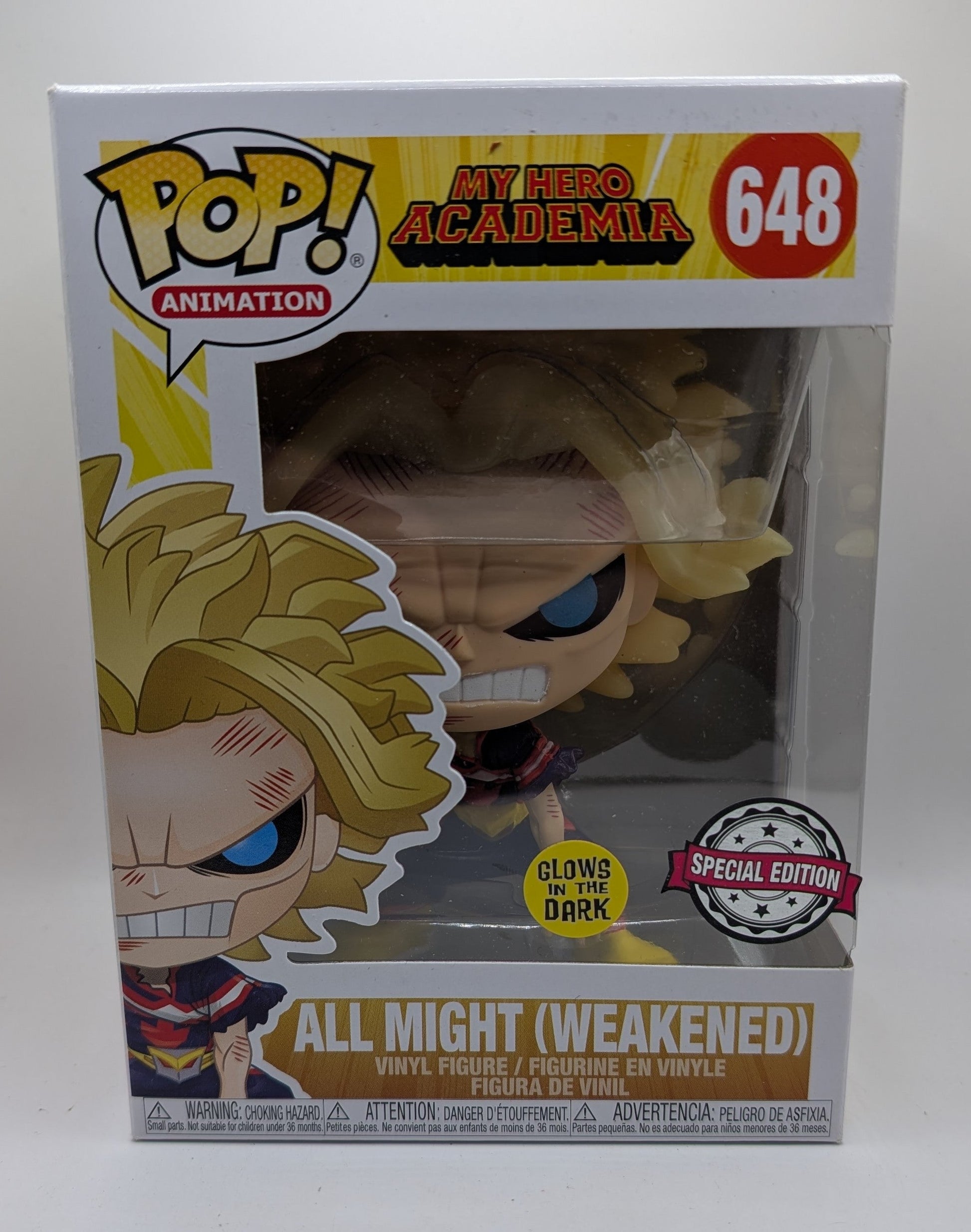 My Hero Academia - All Might (Weakened) #648 - Funko Pop! Vinyl - New FRENLY BRICKS - Open 7 Days