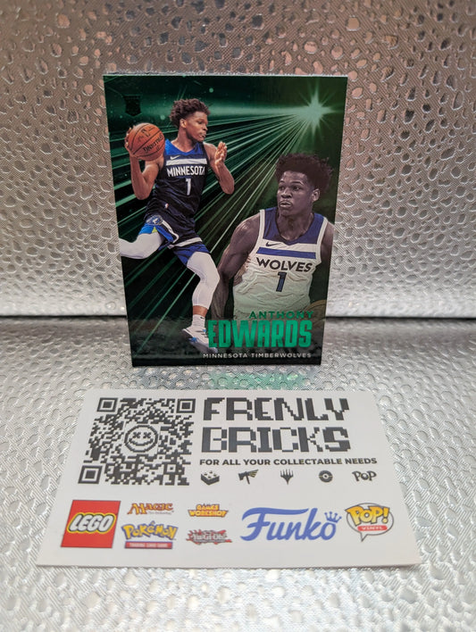 Anthony Edwards RC - 2020-21 NBA Chronicles Essentials Green Holo Rookie #203 FRENLY BRICKS - Open 7 Days
