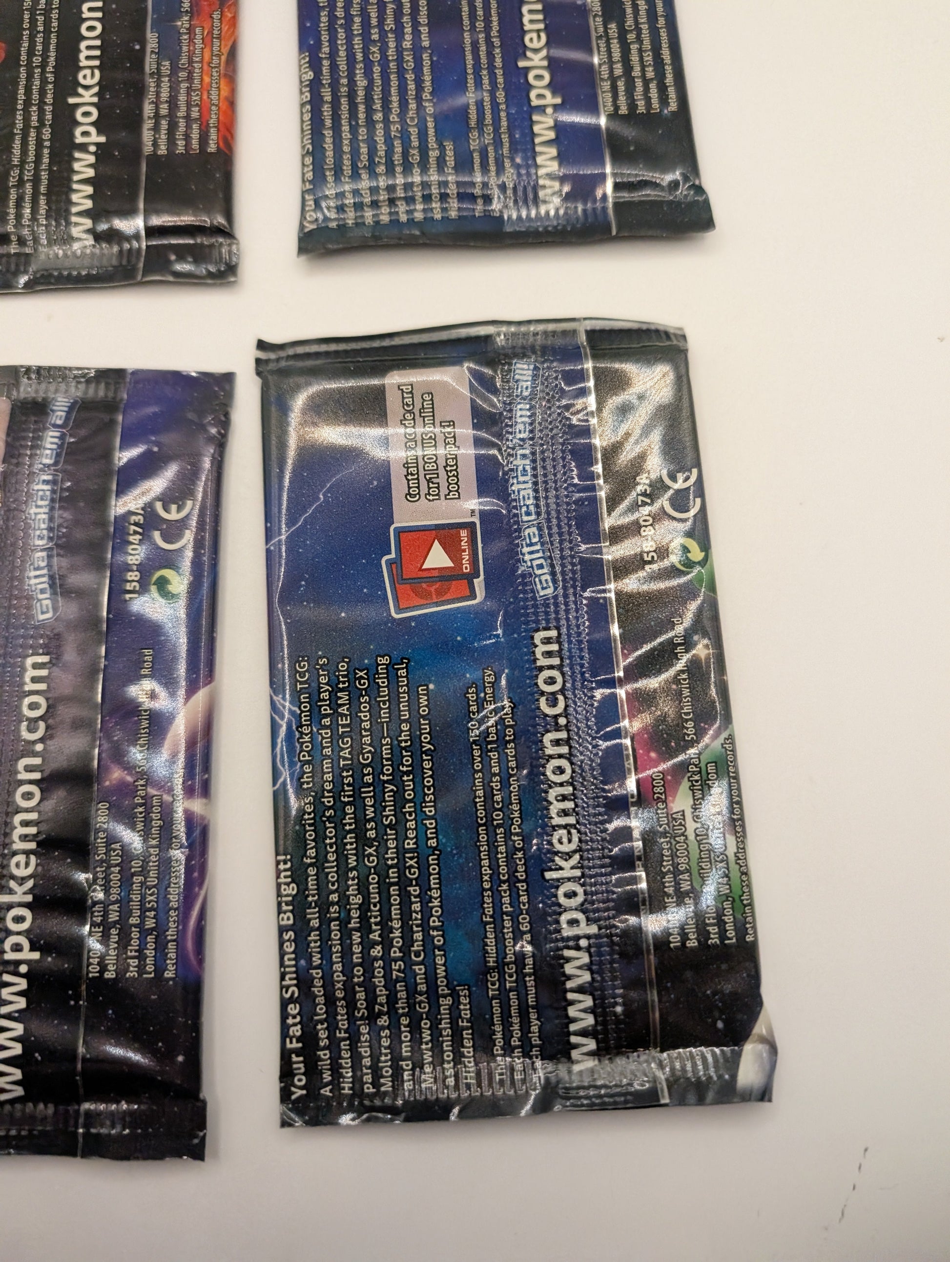 4x Sun And Moon Hidden Fates Art Set Sealed Pokemon Card Booster Pack FRENLY BRICKS - Open 7 Days