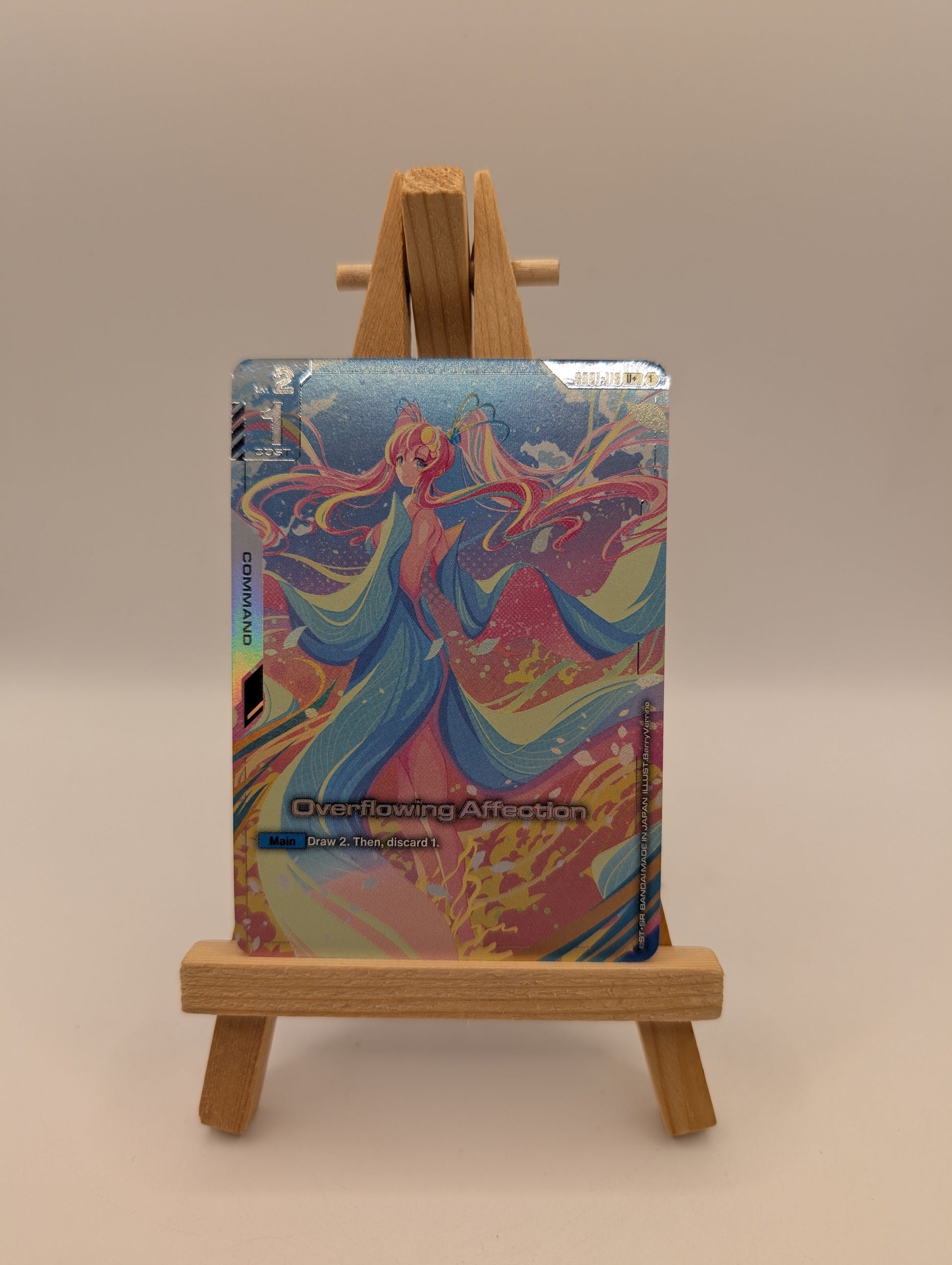 Gundam Card Game Newtype Rising Overflowing Affection GD01-118 U+ Holo Foil Alt FRENLY BRICKS - Open 7 Days