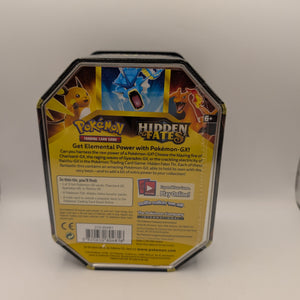 Hidden Fates Pokemon TCG Sealed Tin - 4 Booster Packs with Charizard GX FRENLY BRICKS - Open 7 Days