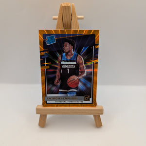2020-21 Panini Donruss - Rated Rookies Anthony Edwards #201 Orange Laser (RC) FRENLY BRICKS - Open 7 Days