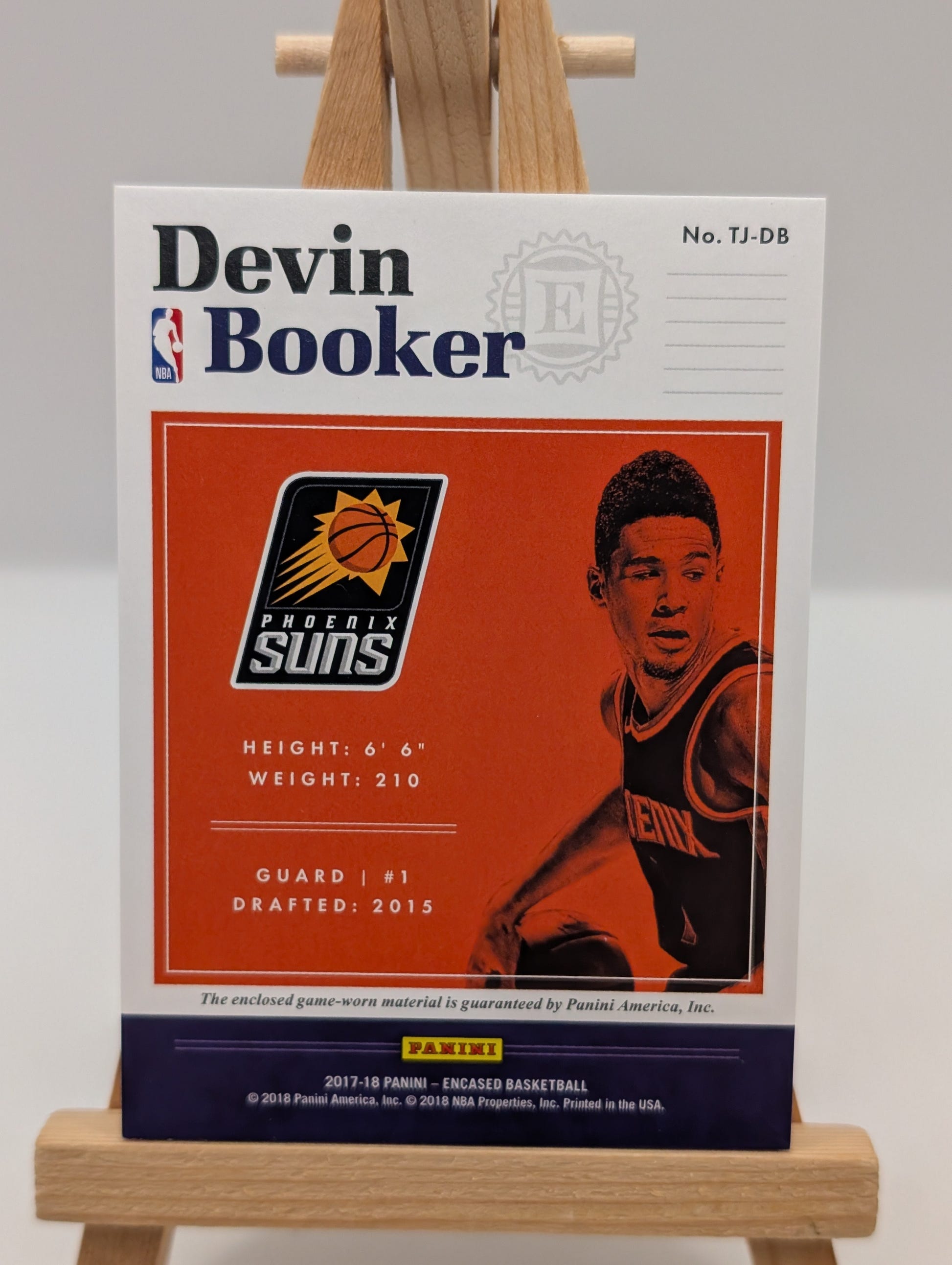 2017 Encased Basketball Triple Patch /99 Devin Booker Suns FRENLY BRICKS - Open 7 Days image 8