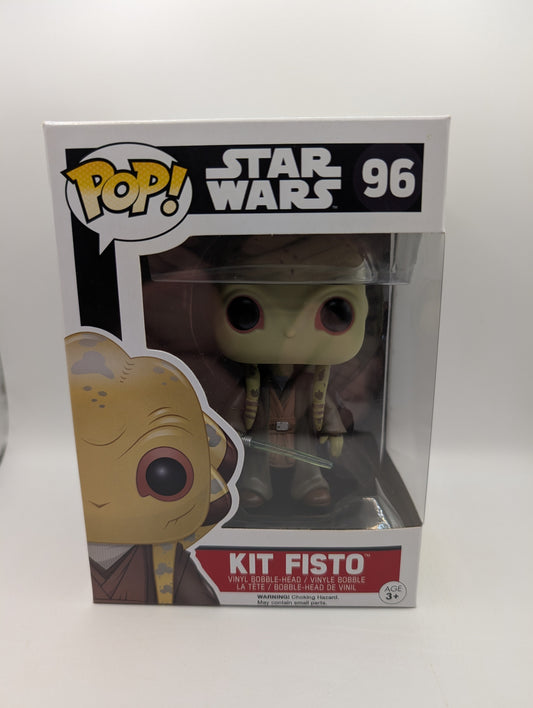 Funko POP! Movies Star Wars #96 Kit Fisto Vinyl Bobble-head FRENLY BRICKS - Open 7 Days