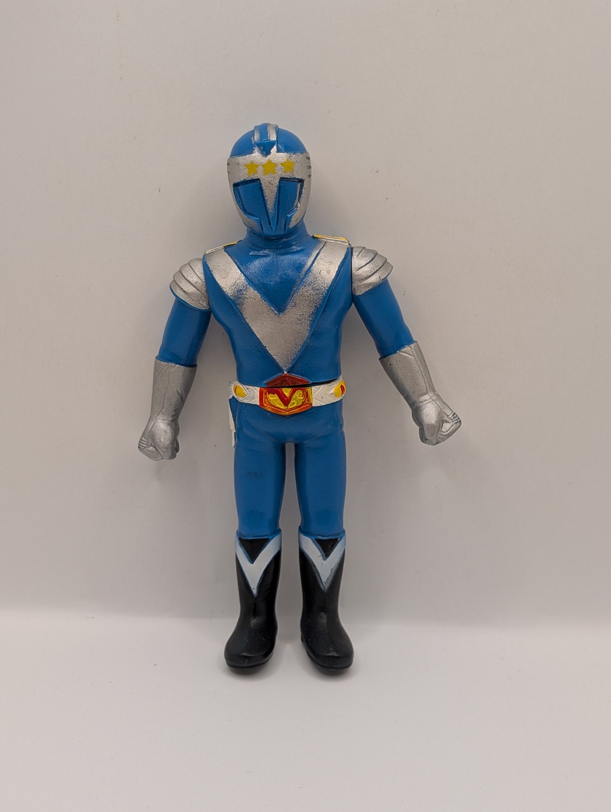 Enban Sensō Bankid soft vinyl 1970s Takatoku Toys BLUE FRENLY BRICKS - Open 7 Days