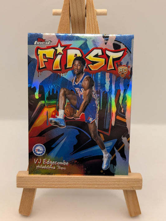 2025-26 Topps Finest VJ Edgecomb RC First Refractor F-3 FRENLY BRICKS - Open 7 Days