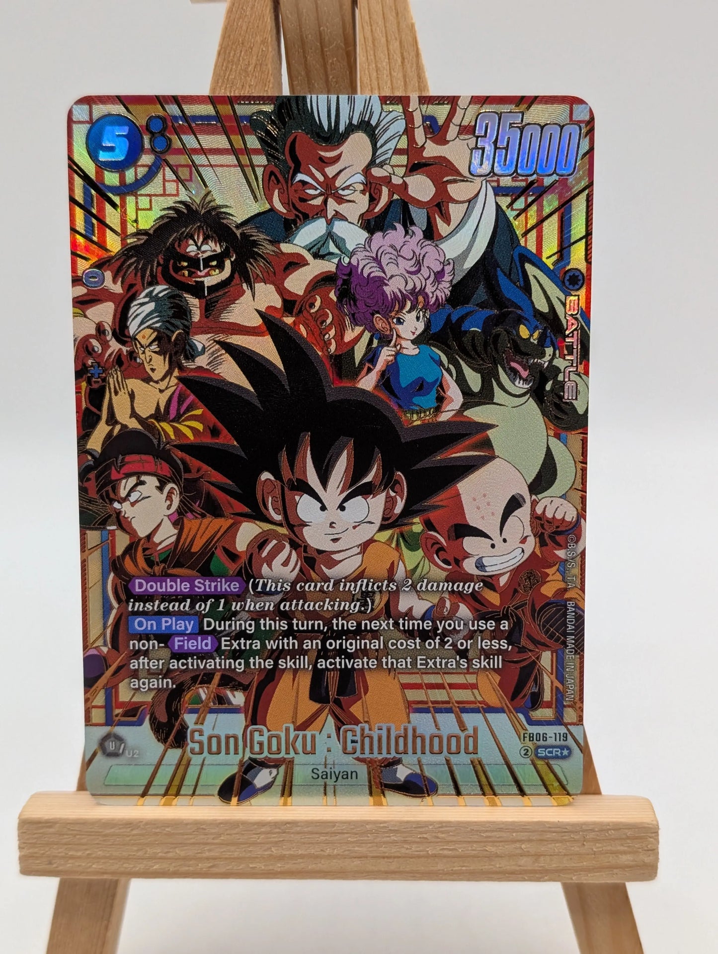 Son Goku : Childhood FB06-119 SCR* Alt Art DBS Fusion World Rivals Clash FRENLY BRICKS - Open 7 Days