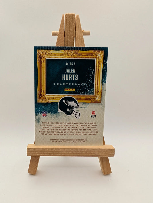 Jalen Hurts 2020 Gridiron Kings Rookie Card Philadelphia Eagles FRENLY BRICKS - Open 7 Days