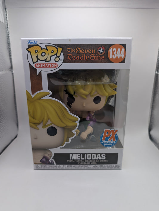 Funko POP! Meliodas The Seven Deadly Sins #1344 Vinyl Figure FRENLY BRICKS - Open 7 Days