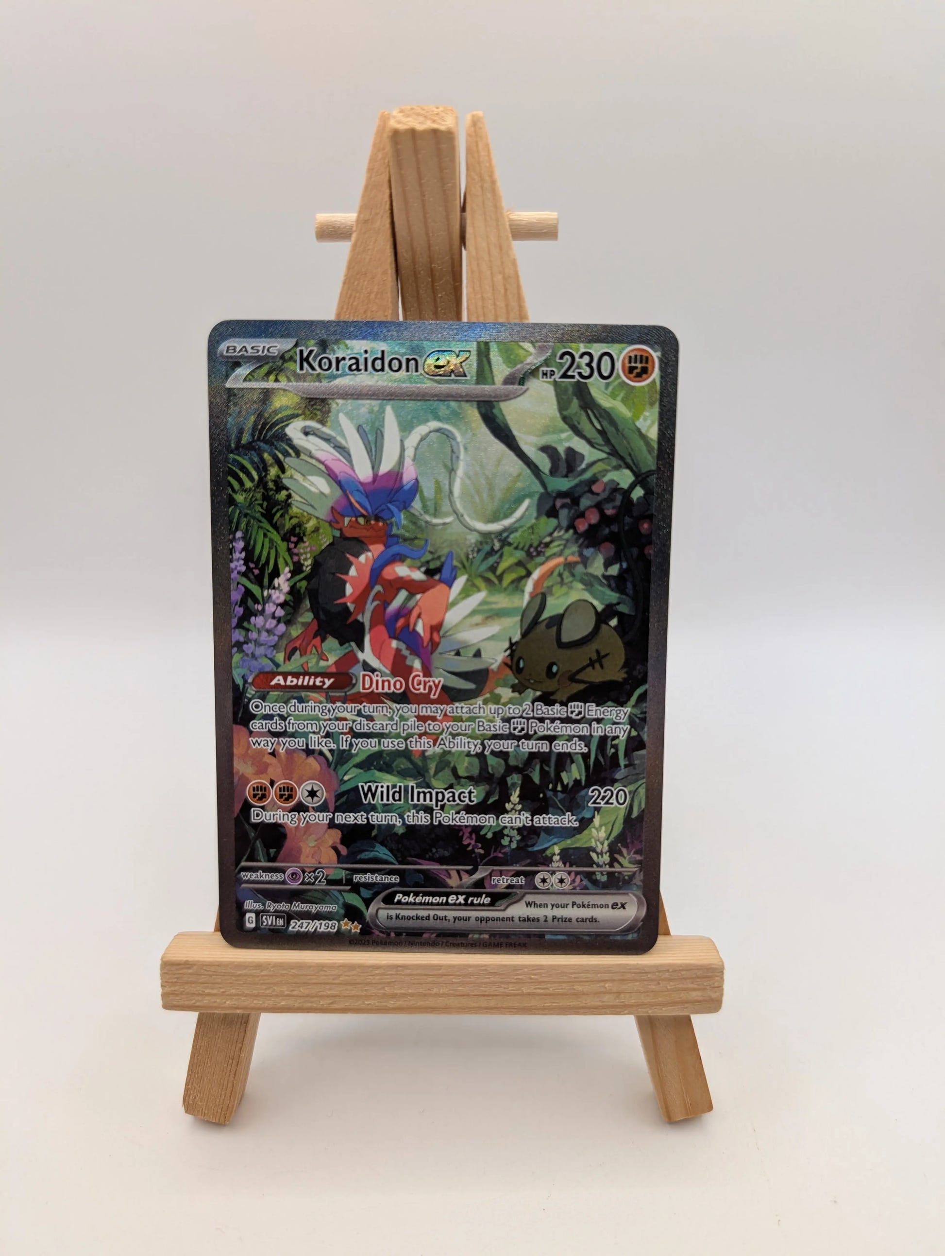 Koraidon EX Scarlet & Violet 247/198 Special Illustration Rare Pokemon Card FRENLY BRICKS - Open 7 Days image 1