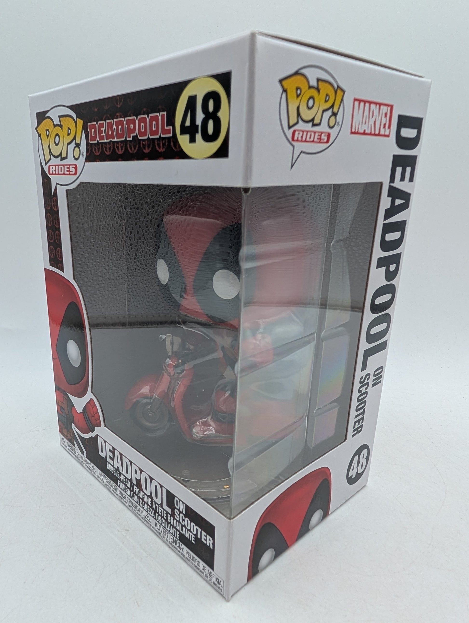 Funko POP! RIDES Marvel Deadpool on Scooter #48 Vinyl Figure image 2