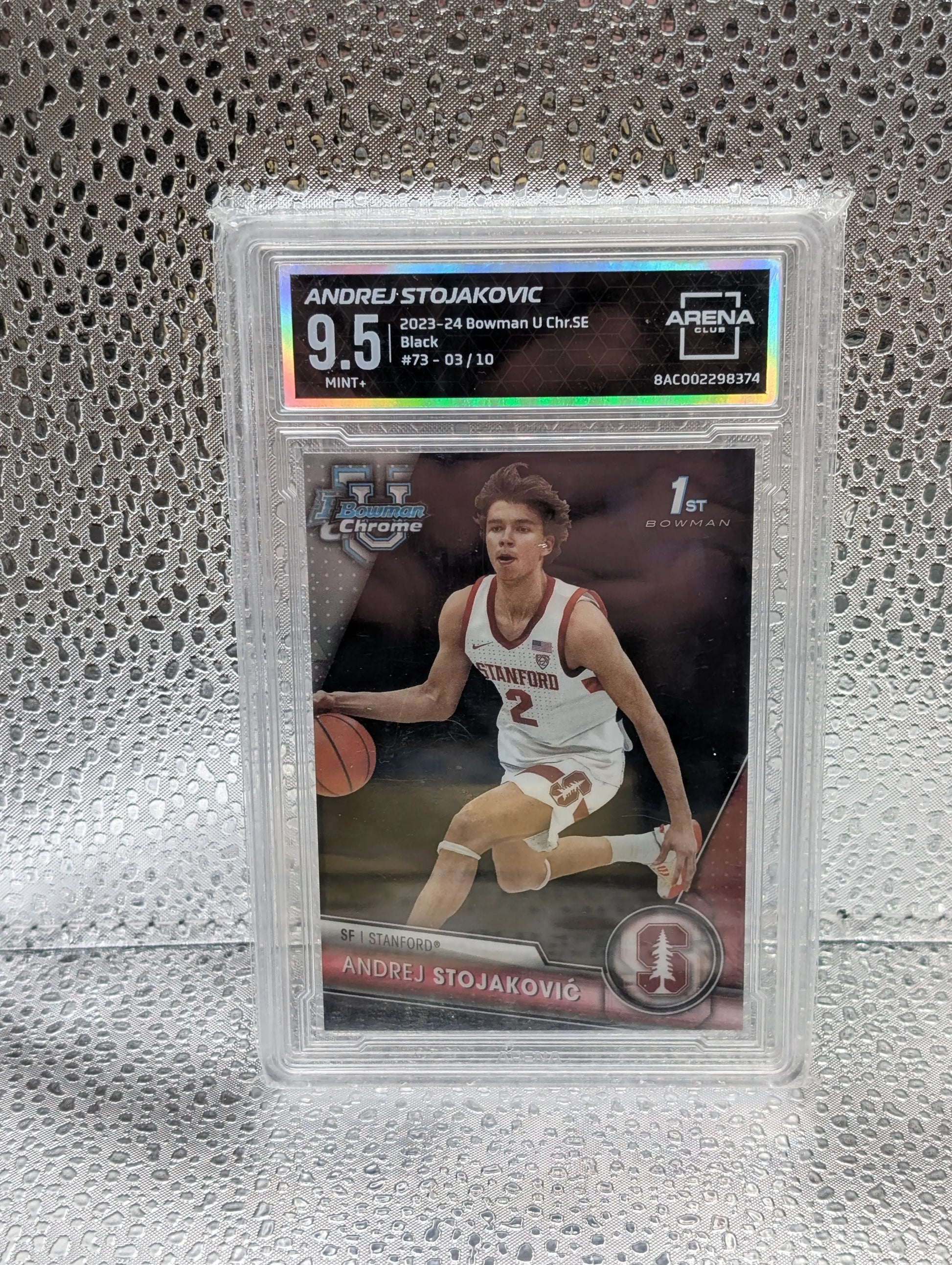 ANDREJ STOJAKOVIC 2023-24 Bowman U Chrome #73 /10 Arena 9.5 FRENLY BRICKS - Open 7 Days